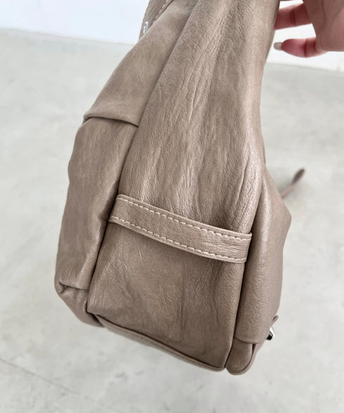 星スタッズPUショルダーバッグ | SL1256062 | モカ