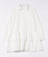 レースヘムフリルシャツワンピース | LO2253009 | ホワイト