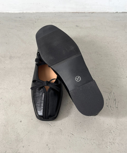 ダブルリボンスニーカーパンプス | LO3256025 | ブラック