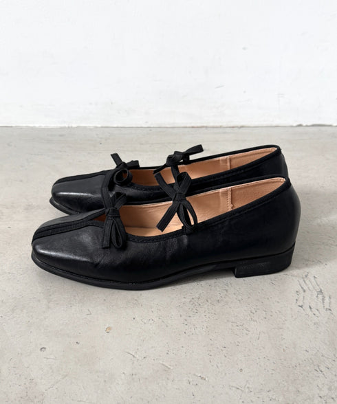 ダブルリボンスニーカーパンプス | LO3256025 | ブラック