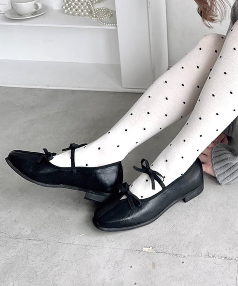 ダブルリボンスニーカーパンプス | LO3256025 | ブラック