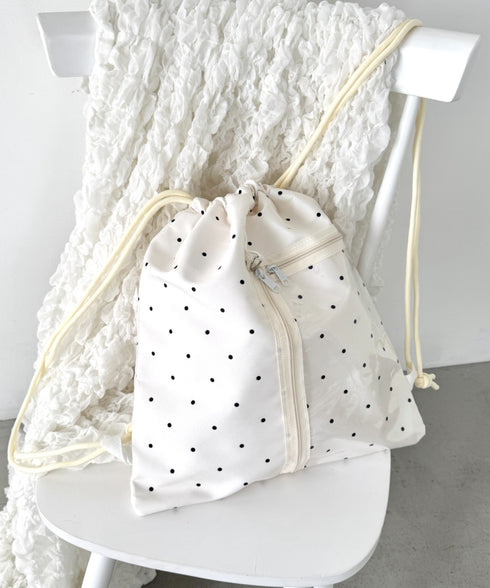 【ドット&スター】クリアポケットナップサック | LO1256030 | アイボリー