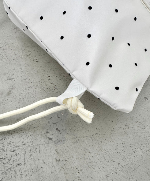 【ドット&スター】クリアポケットナップサック | LO1256030 | アイボリー