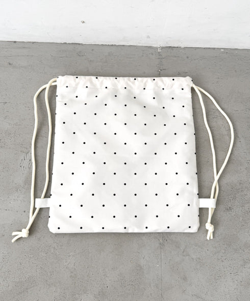 【ドット&スター】クリアポケットナップサック | LO1256030 | アイボリー