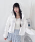 フリルフードブルゾン | LO2253011 | ホワイト