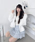フリルフードブルゾン | LO2253011 | ホワイト