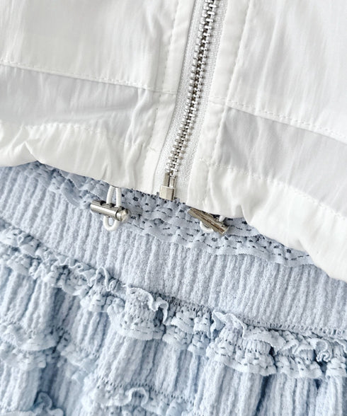 フリルフードブルゾン | LO2253011 | ホワイト