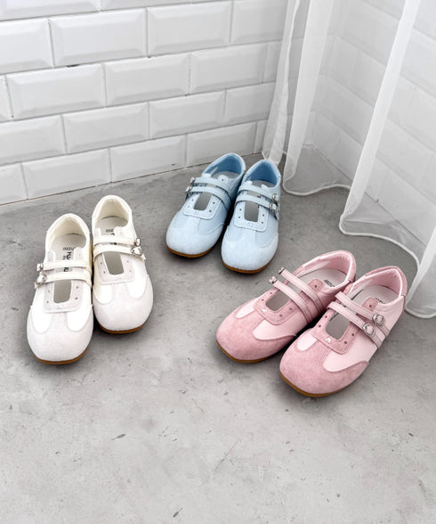 ダブルストラップバレエスニーカー | LO3256034 | ピンク