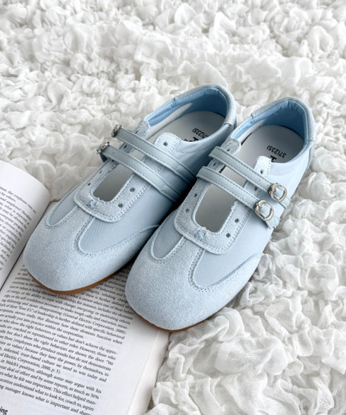 ダブルストラップバレエスニーカー | LO3256034 | ライトブルー