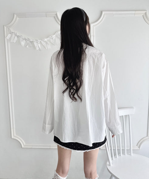 ボリュームリボンボウタイブラウス | LO2253017 | ホワイト