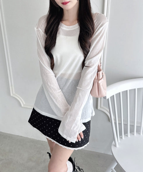 ルーズシアートップス | LO2253018 | ホワイト