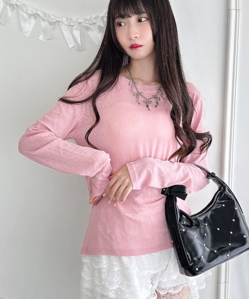 ルーズシアートップス | LO2253018 | ピンク