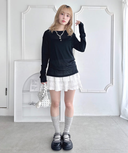 ルーズシアートップス | LO2253018 | ブラック