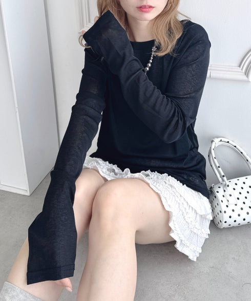 ルーズシアートップス | LO2253018 | ブラック