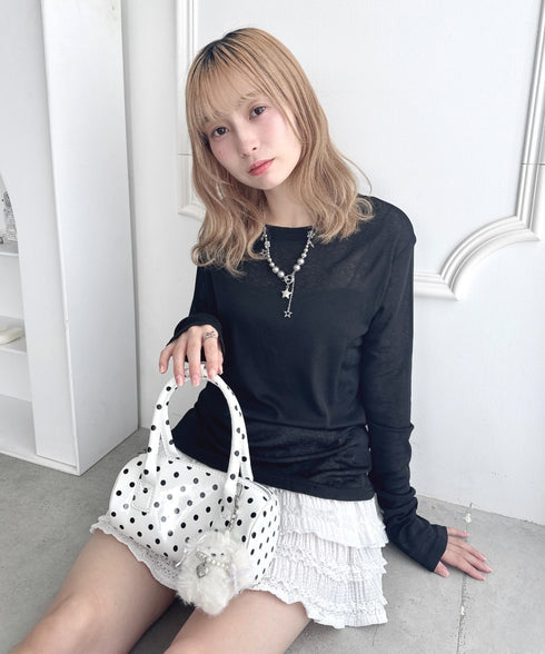 ルーズシアートップス | LO2253018 | ブラック