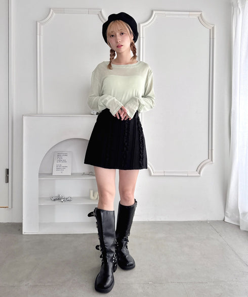 ルーズシアートップス | LO2253018 | ライトグリーン