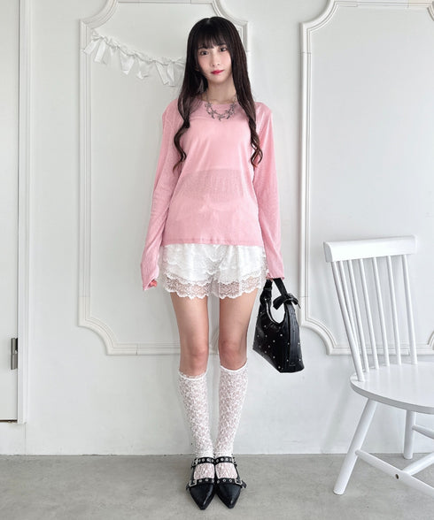 ルーズシアートップス | LO2253018 | ピンク