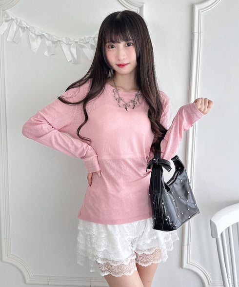 ルーズシアートップス | LO2253018 | ピンク