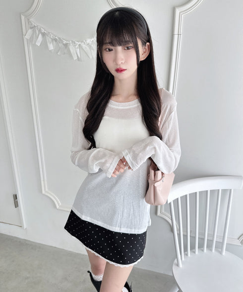 ルーズシアートップス | LO2253018 | ホワイト