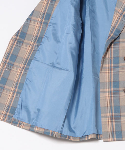 チェックテーラードジャケット | SL2253021 | ブルー