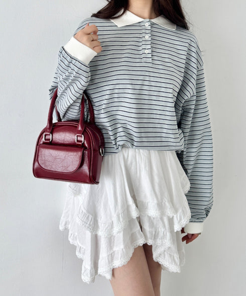 バイカラーラガーシャツトップス | SL2253022 | ライトブルー