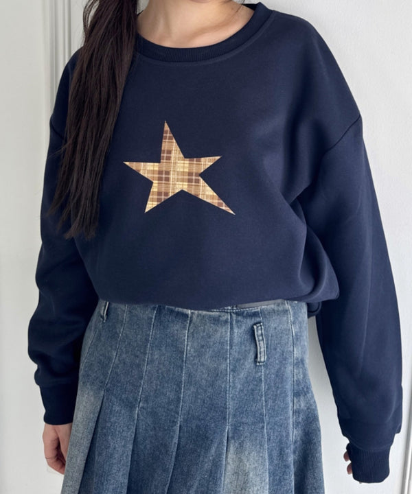 チェックスタープルオーバー | SL2256066 | ネイビー