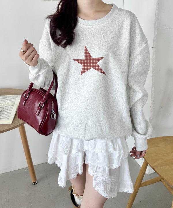 チェックスタープルオーバー | SL2256066 | アッシュグレー