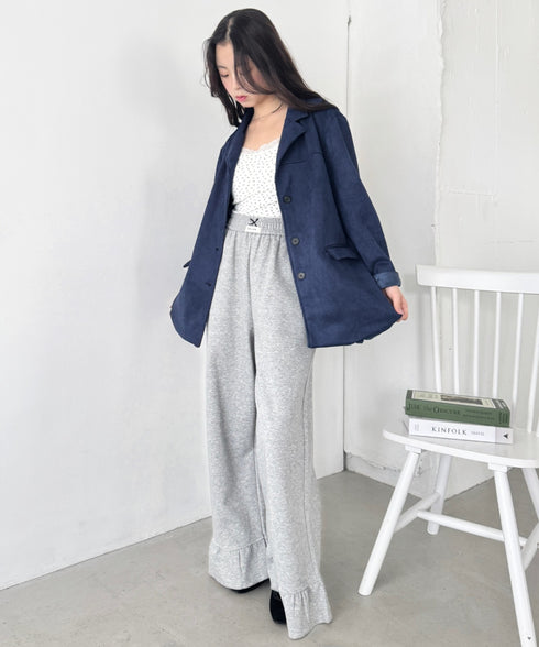 スウェードライクテーラードジャケット | SL2253024 | ネイビー