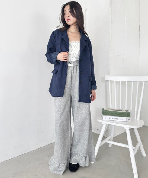 スウェードライクテーラードジャケット | SL2253024 | ネイビー