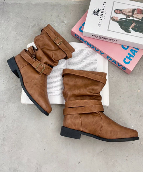 ベルトデザインエンジニアブーツ | SL3256072 | ブラウン