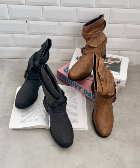 ベルトデザインエンジニアブーツ | SL3256072 | ブラック