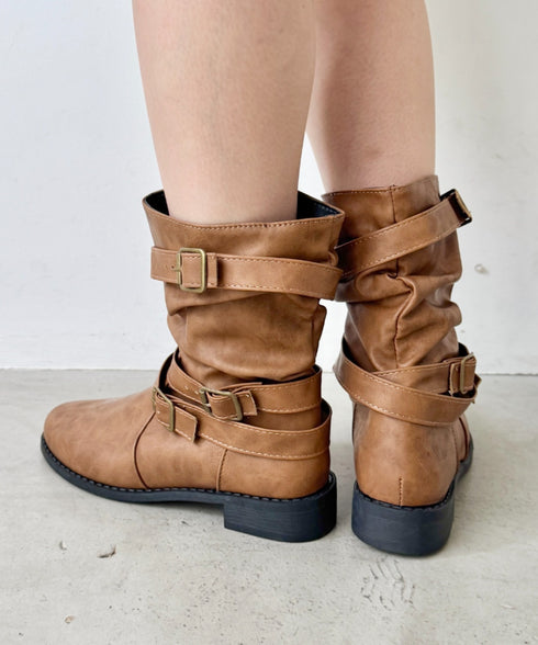 ベルトデザインエンジニアブーツ | SL3256072 | ブラウン