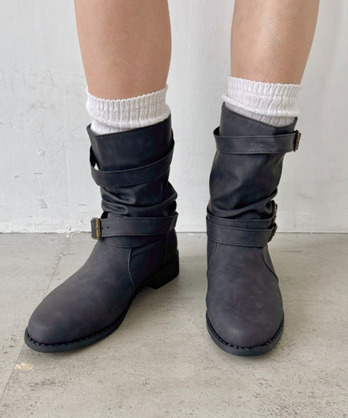 ベルトデザインエンジニアブーツ | SL3256072 | ブラック