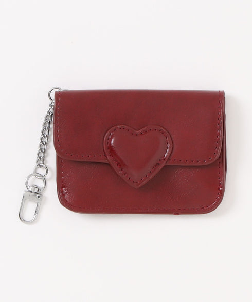 ヴィンテージライクハートカードケース | SL6256075 | レッド