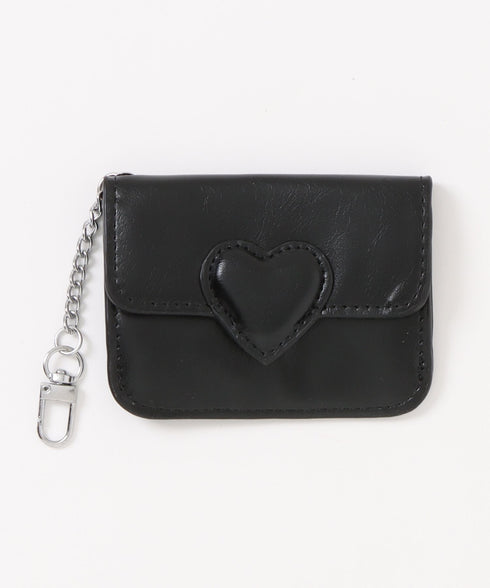 ヴィンテージライクハートカードケース | SL6256075 | ブラック
