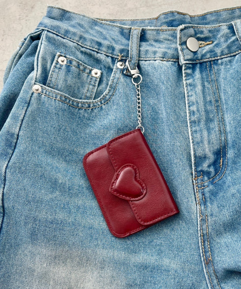 ヴィンテージライクハートカードケース | SL6256075 | レッド