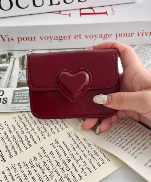 ヴィンテージライクハートカードケース | SL6256075 | レッド