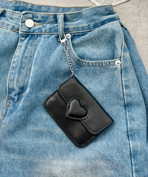 ヴィンテージライクハートカードケース | SL6256075 | ブラック