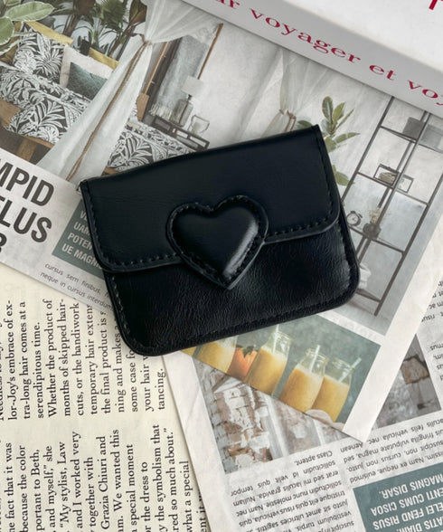ヴィンテージライクハートカードケース | SL6256075 | ブラック