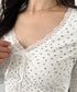 カップ付きレースリボンVネックアソートトップス | CL2253017 | ホワイト系その他