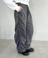サイドギャザーナイロンカーゴパンツ | BA2253010 | グレー