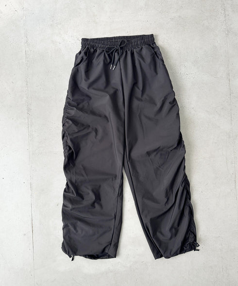 サイドギャザーナイロンカーゴパンツ | BA2253010 | グレー
