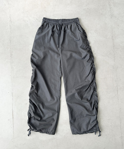 サイドギャザーナイロンカーゴパンツ | BA2253010 | グレー