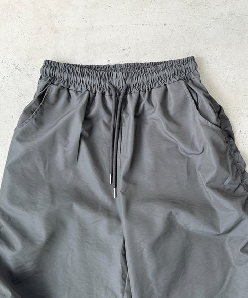 サイドギャザーナイロンカーゴパンツ | BA2253010 | グレー