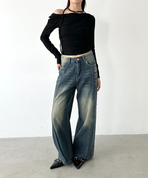 ドレープオフショル長袖トップス | BA2253011 | ブラック