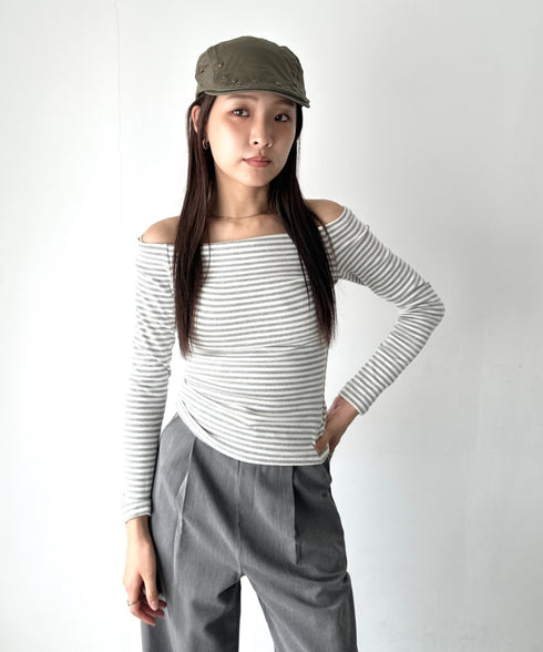 スタッズデザインハンチング帽 | BA5256016 | カーキ