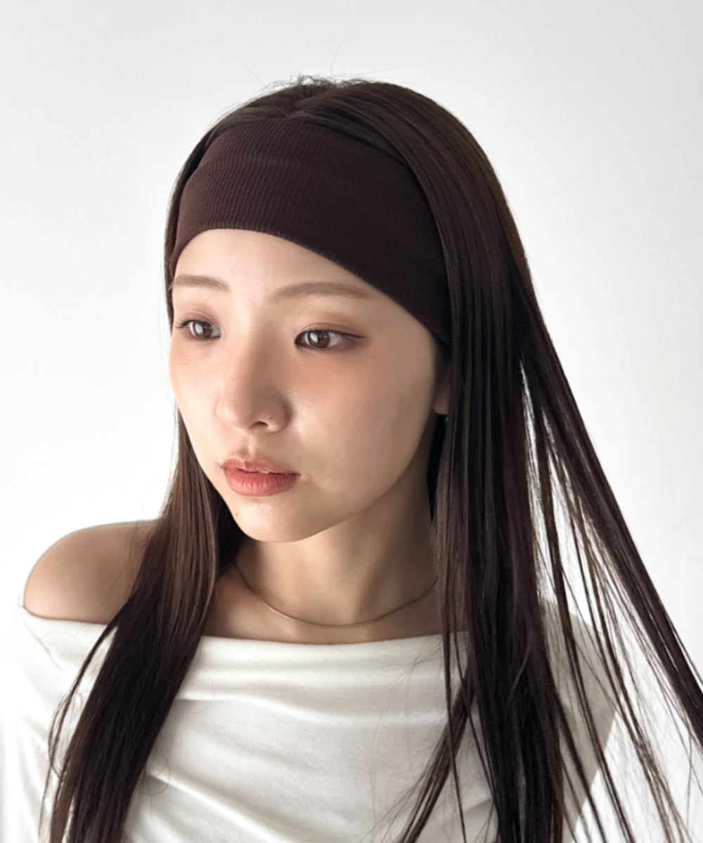 ※ゆら CELINE ブラウン ヘアバンド リブヘアバンド | BA6256017 | ブラウン – Outfitter lab