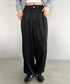 タック入りワイドスウェットパンツ | MD2253029 | ブラック
