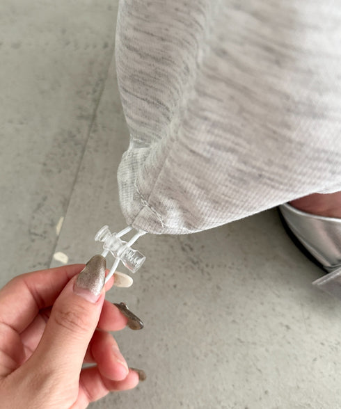 タック入りワイドスウェットパンツ | MD2253029 | グレー