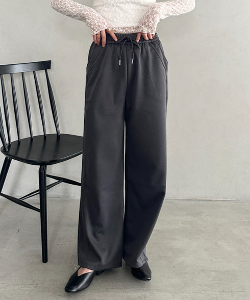 ハイウエストイージースウェットパンツ | MD2253030 | チャコールグレー